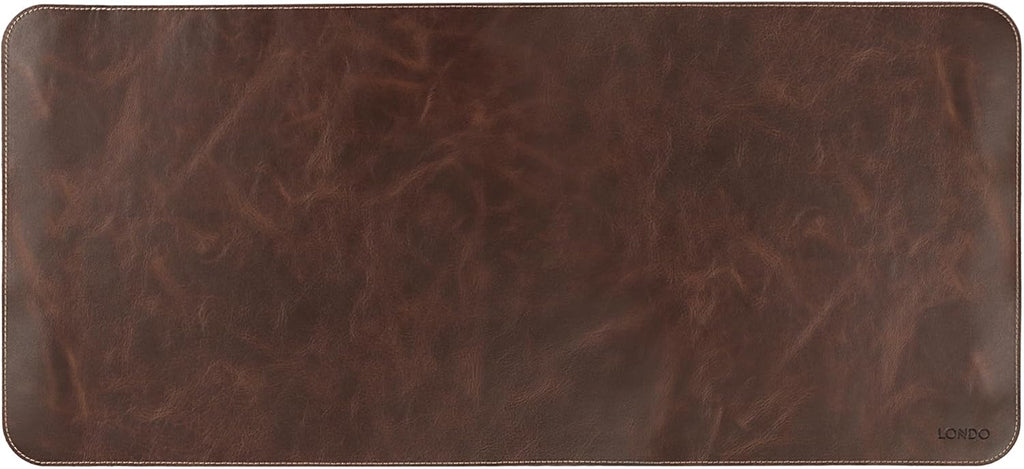Top Grain Leather Extended Mouse Pad – Large Desk Mat for Office & Gaming, Smooth Writing Surface, Non-Slip Base, Durable & Stylish Workspace Accessory